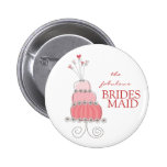 Étiquette/cadeau/bouton roses doux de nom de gâtea badge