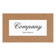 Étiquette central - texture de boîte en carton cartes de visite professionnelles