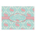 Étiquette chic de cadeau de lapin cartes de visite professionnelles