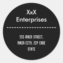 Étiquette de adresse adhésifs
