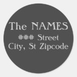 étiquette de adresse de retour - famille autocollants