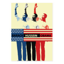 Étiquette de cadeau de Barack Hussein Obama Cartes De Visite Personnelles