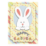 Étiquette de cadeau de lapin de Pâques Modèle De Carte De Visite