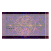 Étiquette de cadeau de tapisserie de dragon modèles de cartes de visite