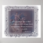 Étiquette molle 1 d'ange - copie personnalisable posters