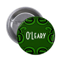Étiquette nommée verte de Deco Badges