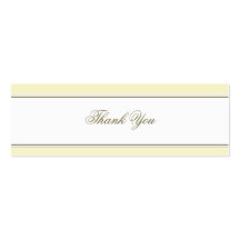 Étiquette simple de cadeau de faveur de Buttercrea Cartes De Visite Professionnelles