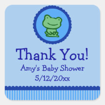 Étiquettes de faveur de baby shower personnalisées autocollants