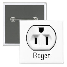 Étiquettes nommées électriques drôles du badge nom