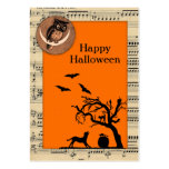 Étiquettes orientées vintages de cadeau de Hallowe Carte De Visite