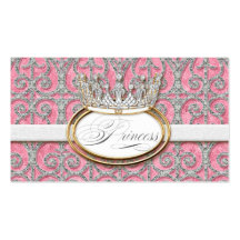 Étiquettes royales de faveur de douche de bébé de  cartes de visite personnelles