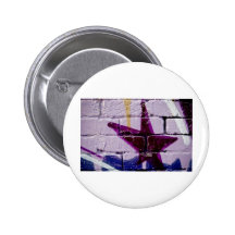 Étoile abstraite de graffiti sur le mur texturisé badges avec agrafe