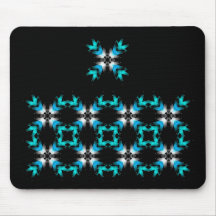Étoile bleue - mousepad tapis de souris