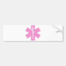 Étoile chaude de l'infirmière SME de bébé rose ble Autocollants Pour Voiture