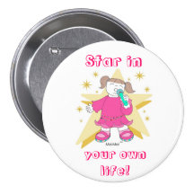 "ÉTOILE dans VOTRE PROPRE VIE ! " Badges Avec Agrafe