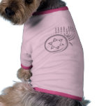 Étoile de David Menorah Manteau Pour Animal Domestique