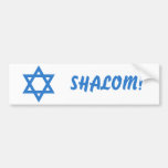 Étoile de David, SHALOM ! Autocollants Pour Voiture