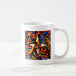 étoile de entremêlement de couleur tasses