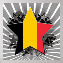 Étoile de la Belgique Affiche