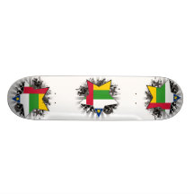 Étoile de la république centrafricaine skateboard customisable