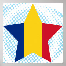 Étoile de la Roumanie Posters