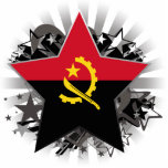 Étoile de l'Angola Découpage En Acrylique