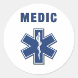 Étoile de médecin de la vie adhésif