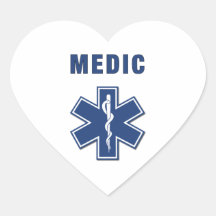 Étoile de médecin de la vie autocollants