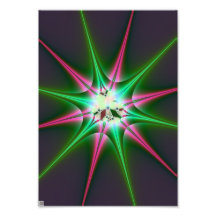 Étoile de scintillement impression photographique