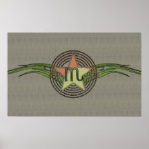 Étoile de Scorpion Poster