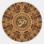 Étoile d'or de Brown Aum Adhésif