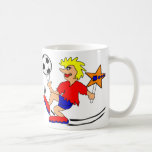 Étoile du football mug à café