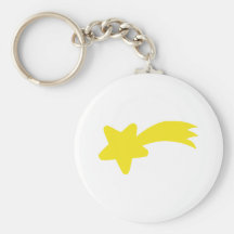 Étoile filante porte-clef