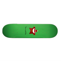 Étoile mignonne le père noël skateboards customisés