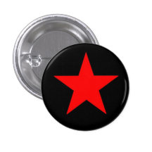 Étoile rouge badge avec épingle