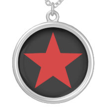 Étoile rouge pendentifs