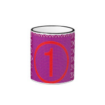 Étoile superbe pourpre holistique NumberOne Tasses