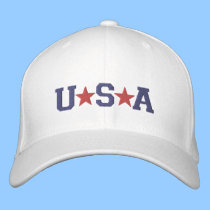 Étoiles blanches de KRW et bleues rouges des Etats casquettes brodées
