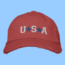 Étoiles blanches de KRW et bleues rouges des Etats casquettes brodées