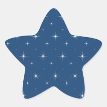 Étoiles bleues et lumineuses du Monaco - motif élé Autocollant