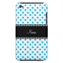 Étoiles bleues nommées personnalisées coques iPod touch 
