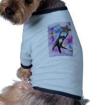 Étoiles de chat noir t-shirts pour animaux domestiques