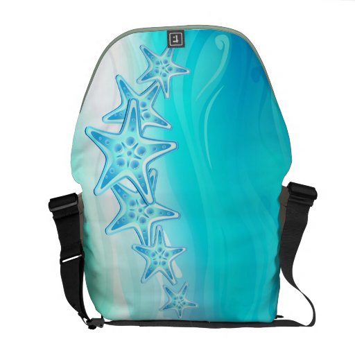 Étoiles de mer de sac messenger besace
