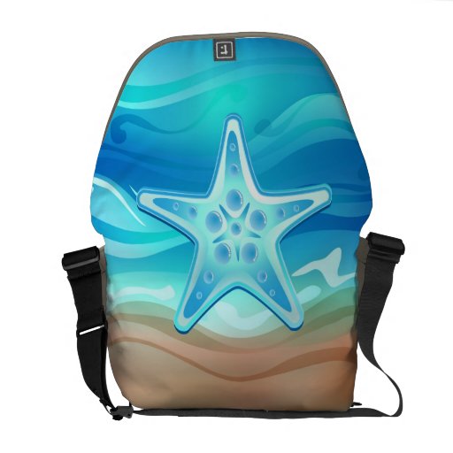 Étoiles de mer de sac messenger besaces
