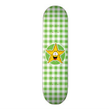 Étoiles de mer ; Guingan vert Skateboard
