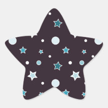 Étoiles de Noël Autocollants