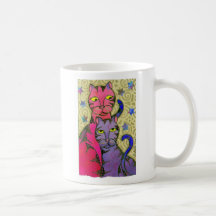 Étoiles du chat N Tasses À Café