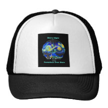 Étoiles finies impuissantes de nuit étoilée casquette de camionneur