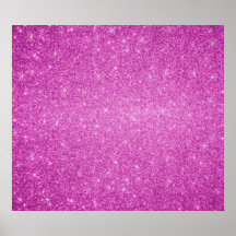 Étoiles roses de scintillement affiche