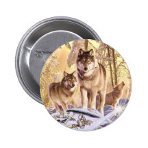 "Étoiles sous la neige " Badge